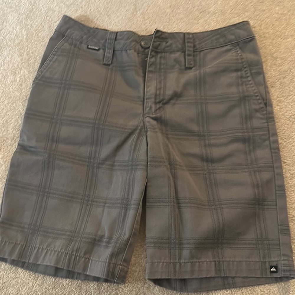 Quiksilver Gray Flat Front Shorts Versatile Style